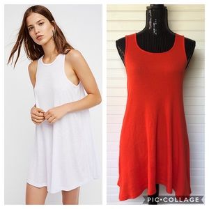 Free People LA Nights Ribbed Tank Dress Small